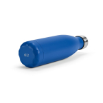 Borraccia in acciaio inox riciclato con tappo anti goccia da 500ml color blu reale quarta vista