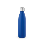 Borraccia in acciaio inox riciclato con tappo anti goccia da 500ml color blu reale vista posteriore