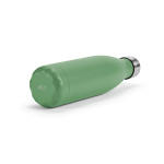Borraccia in acciaio inox riciclato con tappo anti goccia da 500ml color verde pastello quarta vista