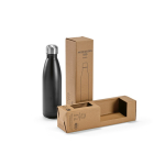 Borraccia in acciaio inox riciclato con tappo anti goccia da 500ml quarta vista
