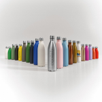 Borraccia in acciaio inox riciclato con tappo anti goccia da 500ml