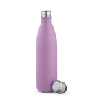 Borraccia in acciaio inox riciclato con tappo anti goccia da 770ml color viola seconda vista