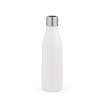 Borraccia in acciaio inox riciclato con tappo a luce ultravioletta 520ml color bianco