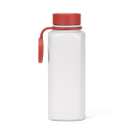 Borraccia in acciaio inox riciclato con tappo a pulsante 360° 750 ml color rosso