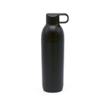 Borraccia in acciaio inossidabile riciclato con doppia apertura 600ml color nero