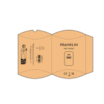 Caricatore da parete in plastica riciclata con porte USB-A e USB-C 20W