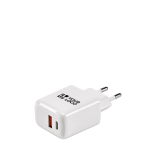 Caricatore da parete in plastica riciclata con porte USB-A e USB-C 20W vista principale
