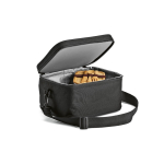 Borsa termica in plastica riciclata con doppio manico per il trasporto 7.5L color nero seconda vista ambiente