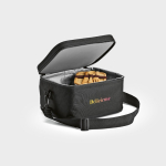 Borsa termica in plastica riciclata con doppio manico per il trasporto 7.5L color nero