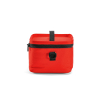Borsa termica in plastica riciclata con doppio manico per il trasporto 7.5L color rosso seconda vista