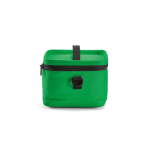 Borsa termica in plastica riciclata con doppio manico per il trasporto 7.5L color verde quarta vista