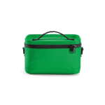 Borsa termica in plastica riciclata con doppio manico per il trasporto 7.5L color verde vista frontale