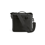 Borsa frigo isolante in plastica riciclata con ampia apertura 10L color nero terza vista