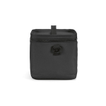 Borsa frigo isolante in plastica riciclata con ampia apertura 10L color nero quarta vista