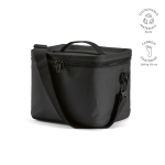 Borsa frigo isolante in plastica riciclata con ampia apertura 10L color nero