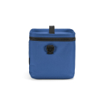 Borsa frigo isolante in plastica riciclata con ampia apertura 10L color blu quarta vista
