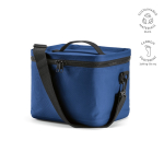 Borsa frigo isolante in plastica riciclata con ampia apertura 10L color blu