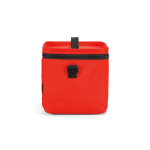 Borsa frigo isolante in plastica riciclata con ampia apertura 10L color rosso quarta vista