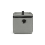 Borsa frigo isolante in plastica riciclata con ampia apertura 10L color grigio terza vista