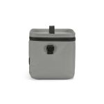 Borsa frigo isolante in plastica riciclata con ampia apertura 10L color grigio quarta vista