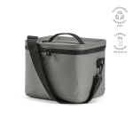 Borsa frigo isolante in plastica riciclata con ampia apertura 10L color grigio