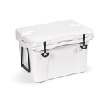 Borsa termica a doppia parete in plastica riciclata 35L color bianco terza vista