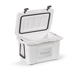 Borsa termica a doppia parete in plastica riciclata 35L color bianco seconda vista