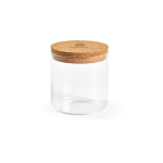 Barattolo in vetro borosilicato per cucina con coperchio in sughero 500ml color trasparente seconda vista