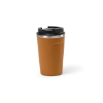 Bicchiere termico sostenibile in acciaio inossidabile riciclato 400 ml color camel