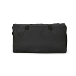 Borsa sportiva impermeabile in plastica ecologica con tasca nascosta 50L color nero vista posteriore