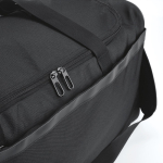 Borsa sportiva impermeabile in plastica ecologica con tasca nascosta 50L color nero seconda vista dettaglio