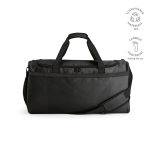 Borsa sportiva impermeabile in plastica ecologica con tasca nascosta 50L color nero