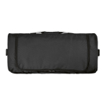 Borsa sportiva impermeabile in plastica ecologica con tasca nascosta 50L color nero seconda vista