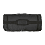 Borsa sportiva impermeabile in plastica ecologica con tasca nascosta 50L color nero vista superiore