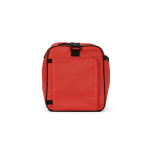 Borsa sportiva impermeabile in plastica ecologica con tasca nascosta 50L color rosso terza vista