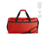 Borsa sportiva impermeabile in plastica ecologica con tasca nascosta 50L color rosso