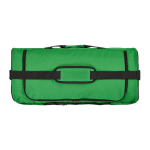 Borsa sportiva impermeabile in plastica ecologica con tasca nascosta 50L color verde vista dettaglio