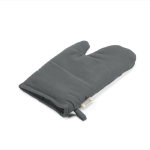 Guanto da cucina con pollice separato in cotone riciclato 220 g/m² color grigio