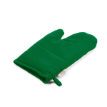 Guanto da cucina con pollice separato in cotone riciclato 220 g/m² color verde