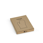 Guanto da cucina con pollice separato in cotone riciclato 220 g/m² vista con scatola