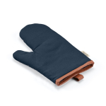 Robusto guanto da cucina in cotone ecologico con pollice separato 280 g/m2 color blu mare