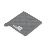 Presina da cucina in cotone riciclato con laccetto per appenderla 180 g/m² color grigio seconda vista