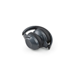 Cuffie wireless con cancellazione attiva del rumore e microfono con IA color grigio scuro quarta vista