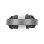 Cuffie wireless con cancellazione attiva del rumore e microfono con IA color grigio scuro ottava vista