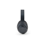 Cuffie wireless con cancellazione attiva del rumore e microfono con IA color grigio scuro seconda vista dettaglio