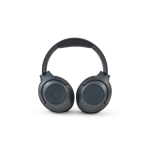 Cuffie wireless con cancellazione attiva del rumore e microfono con IA color grigio scuro vista frontale