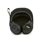 Cuffie wireless con cancellazione attiva del rumore e microfono con IA color grigio scuro quarta vista