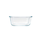 Portapranzo in vetro e bambù con posate e fascia elastica 800ml color trasparente seconda vista dettaglio