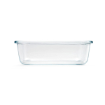 Portapranzo in vetro e bambù con posate e fascia elastica 800ml color trasparente vista dettaglio