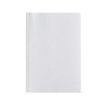 Taccuino flessibile A5 con copertina in cotone e pagine puntinate color bianco vista frontale